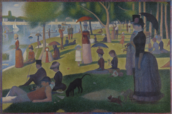 Georges Seurat. Sunday Afternoon on the Island of La Grande Jatte 1886